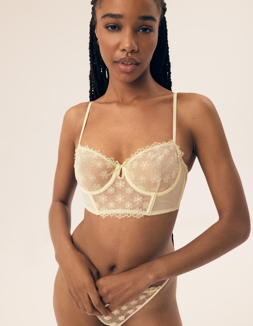Soft bra Bloomy Yellow 2