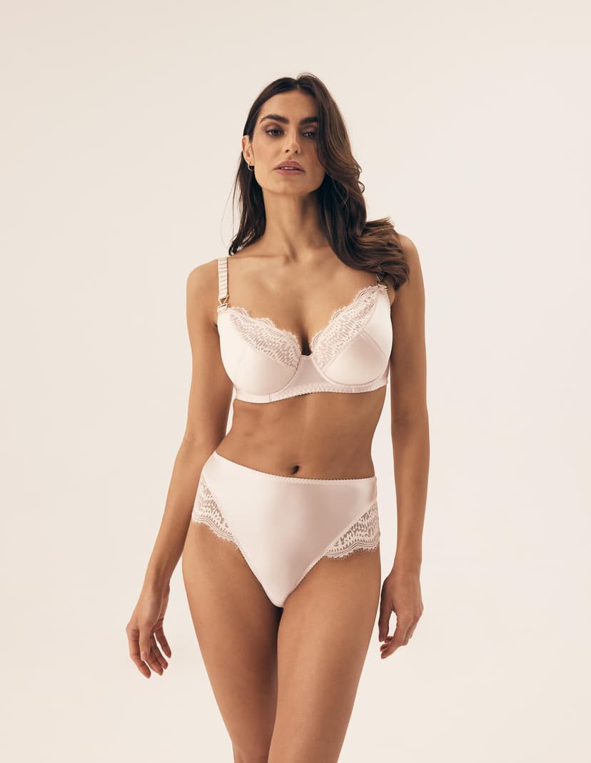 High-waisted panties Brillant cream 1