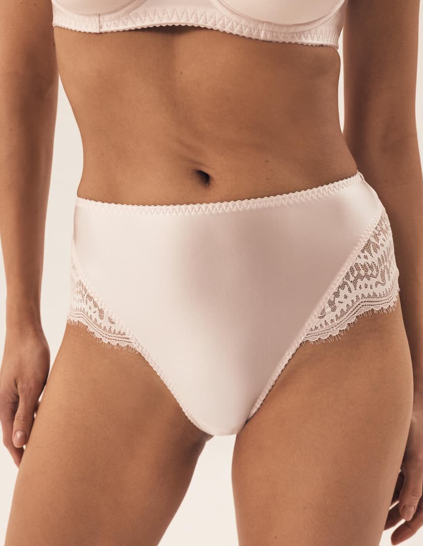 High-waisted panties Brillant cream 2