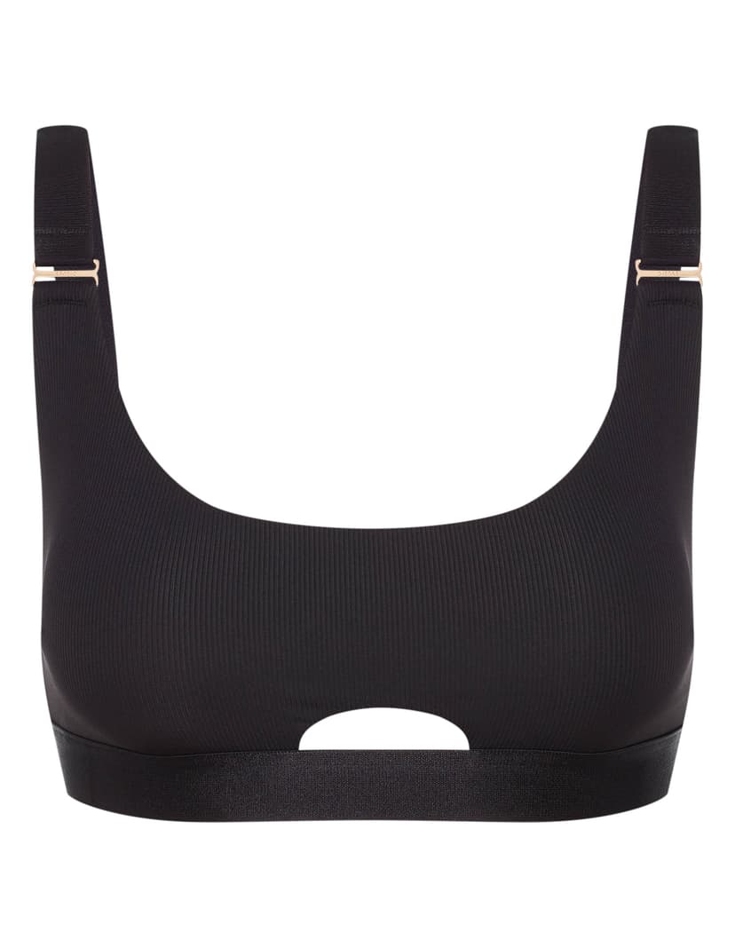 Soft bra Bianco Black 4