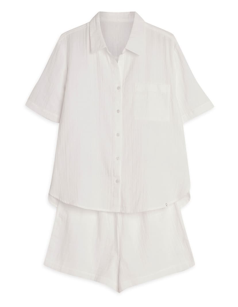Ladie's set Ryokan White 7