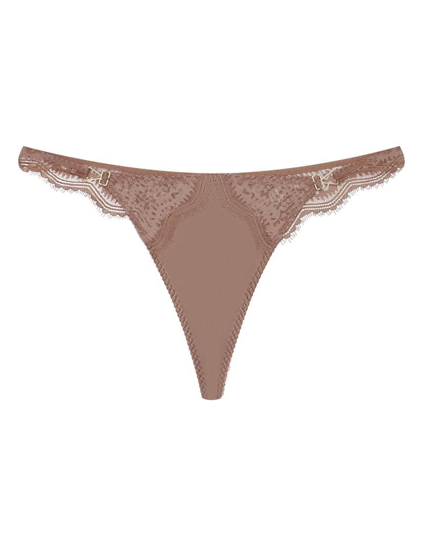 Thongs Brillant brown 5
