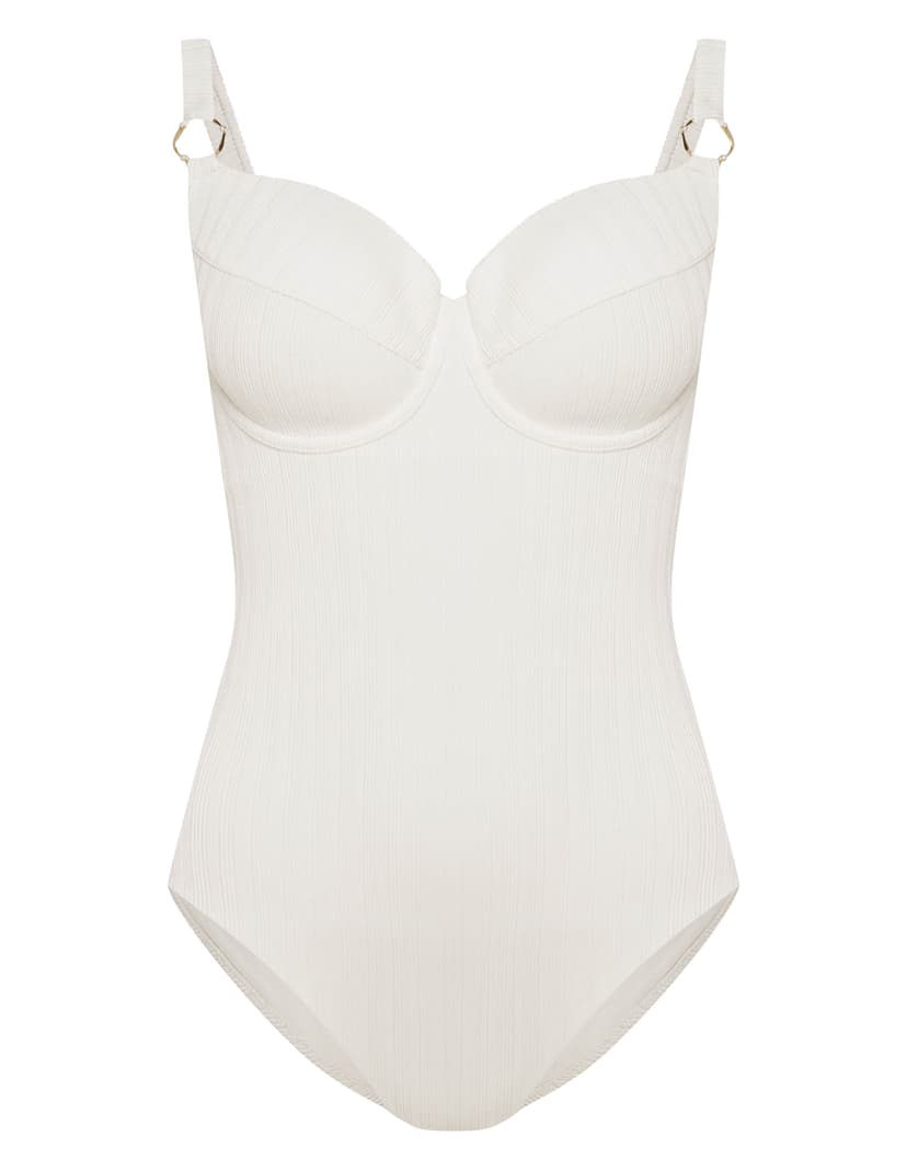One-piece swimsuit Pearl White 5