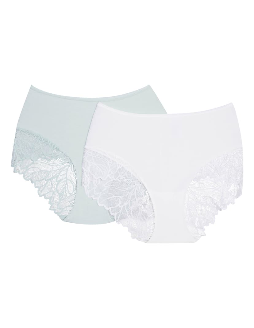 Majtki z wysokim stanem Pinky (Dwupak) multi 3