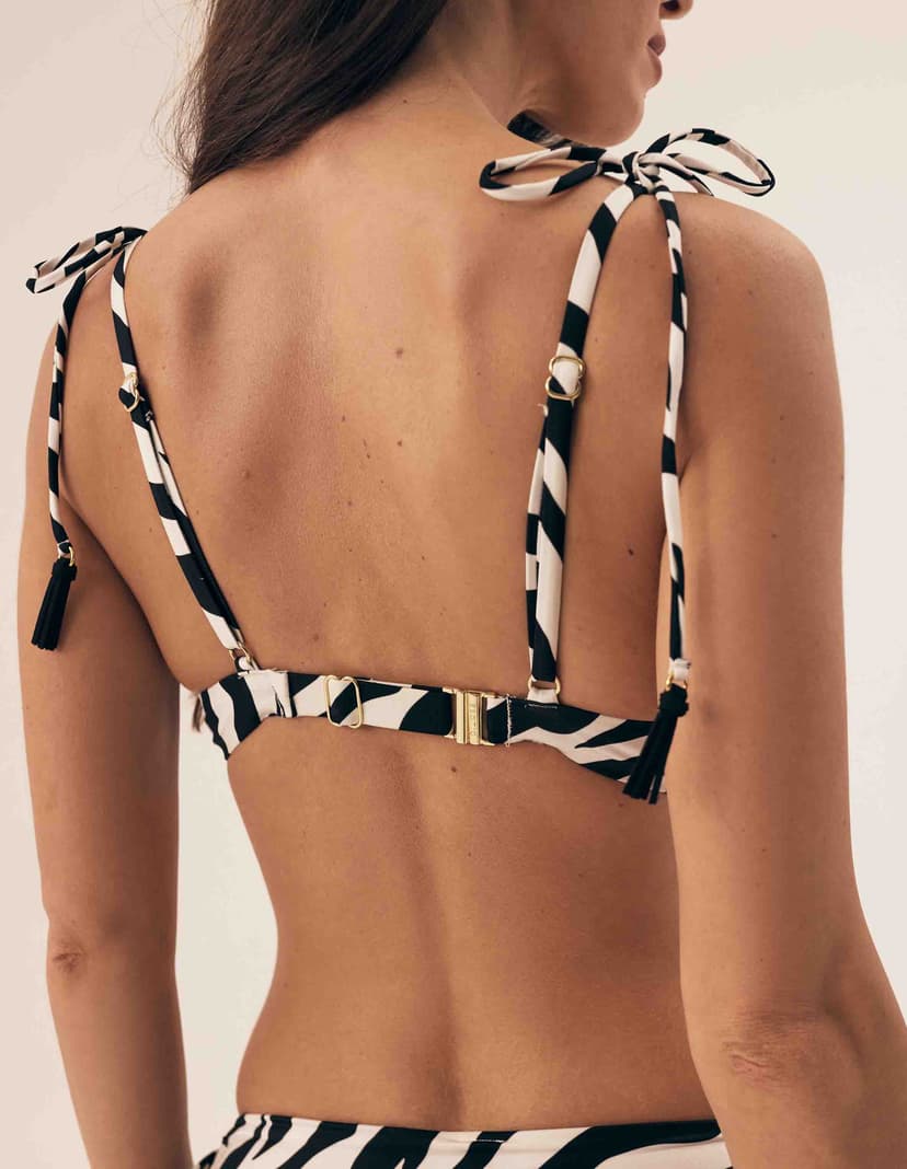 Góra od bikini usztywniana Zibraz Eva Minge x Esotiq kremowy 3