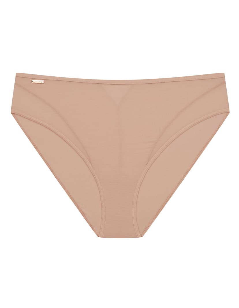 Höschen mit hoher Taile Blissy Beige 4