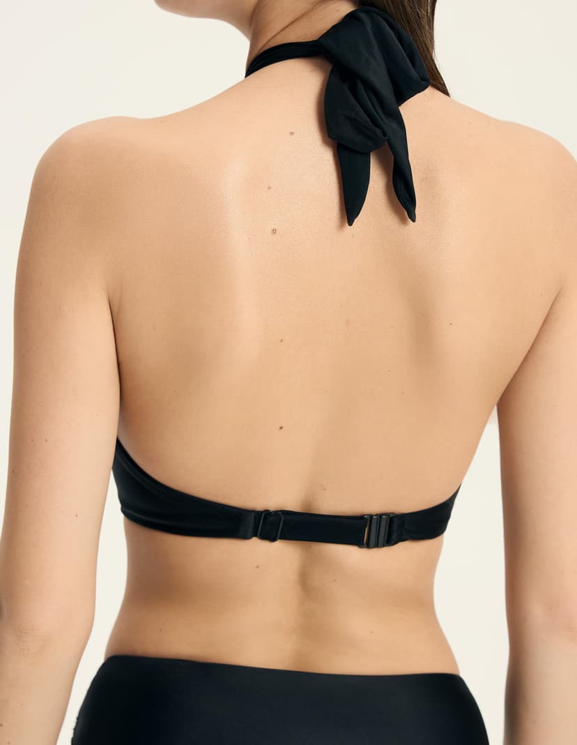 Bikini top bandeau Truffle Black 4