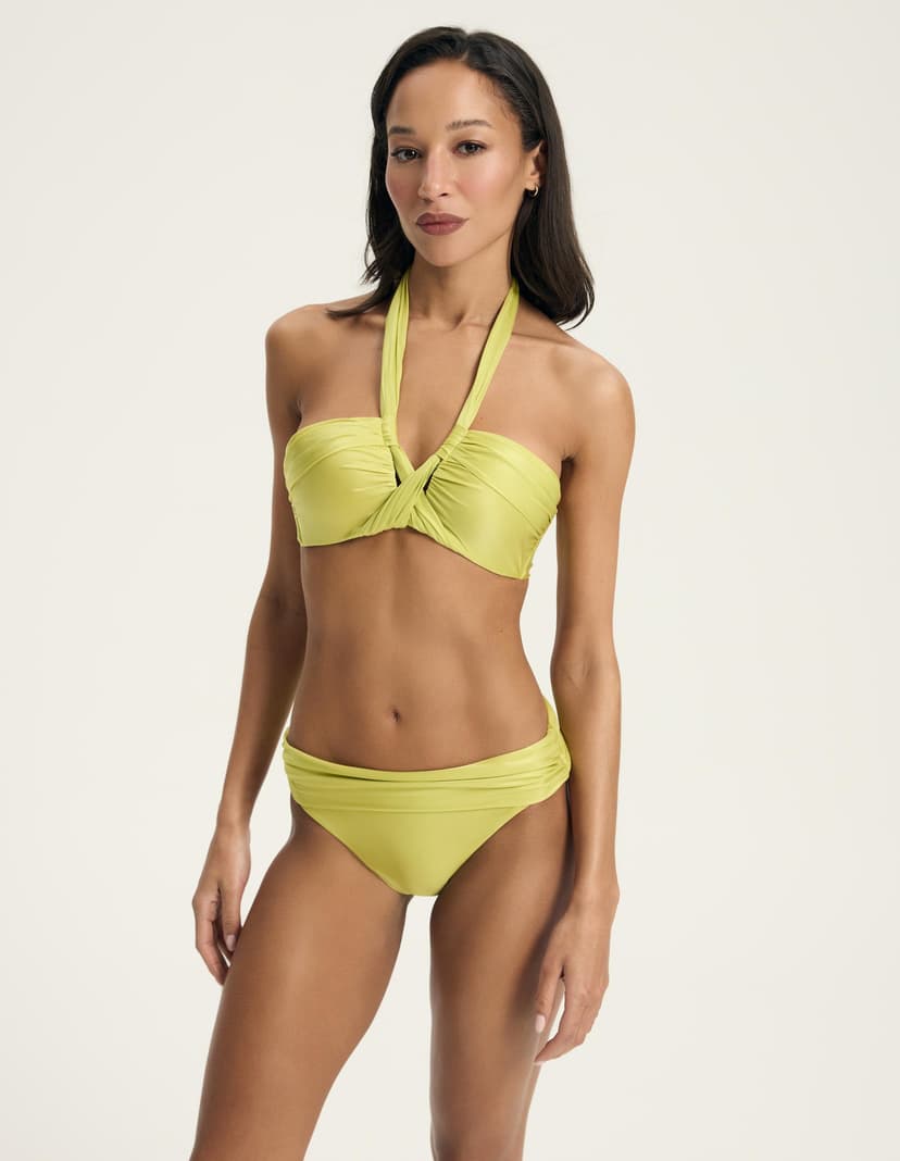 Bikini top push-up Truffle Green 1