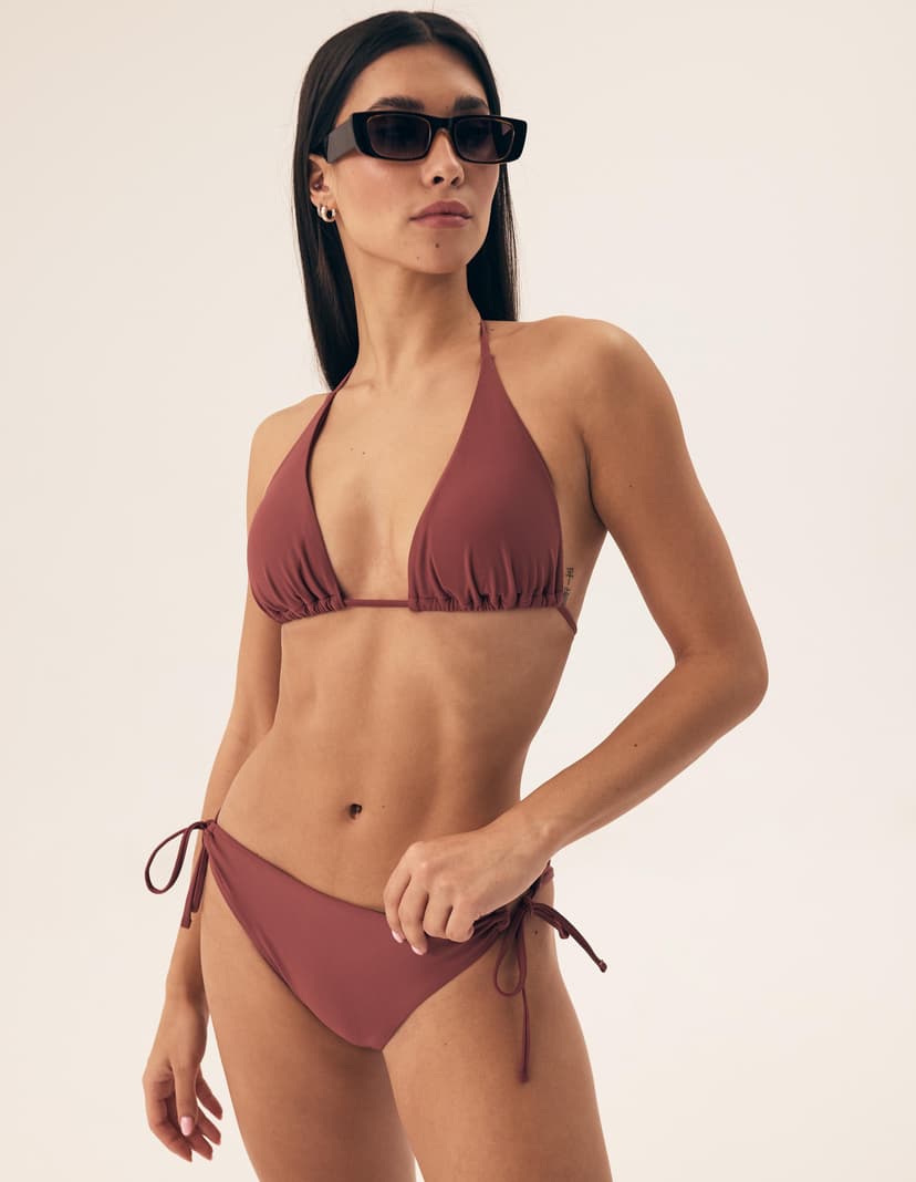 Góra od bikini Norte bordowy 2
