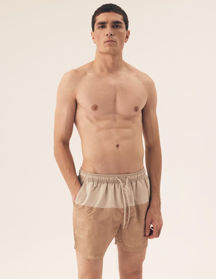Swim shorts Rune Ecru 1