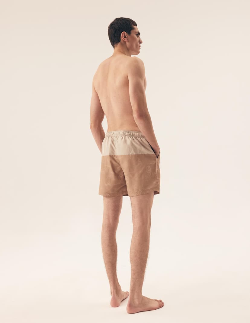 Swim shorts Rune Ecru 4