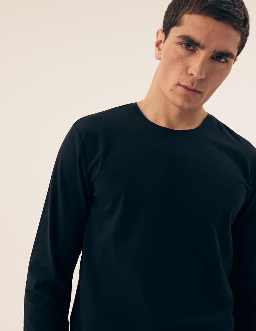 Langärmliges T-Shirt Move Schwarz 2