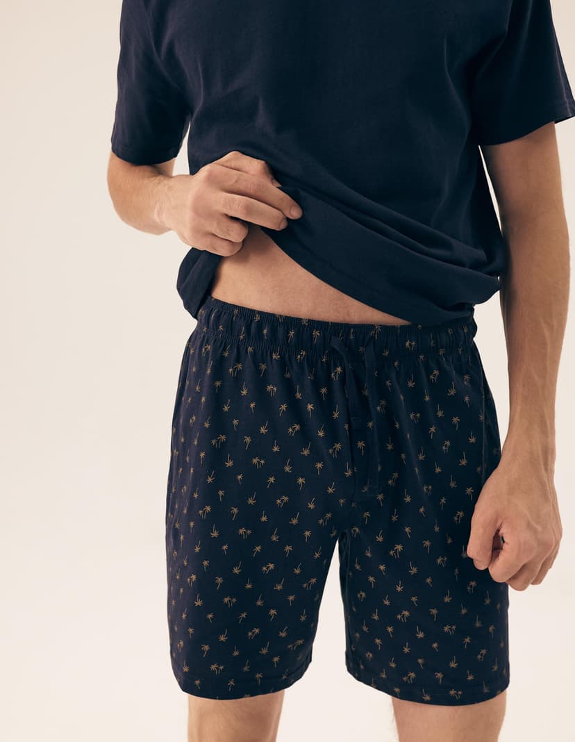 Pyjamas Shore Navy-Blau 3