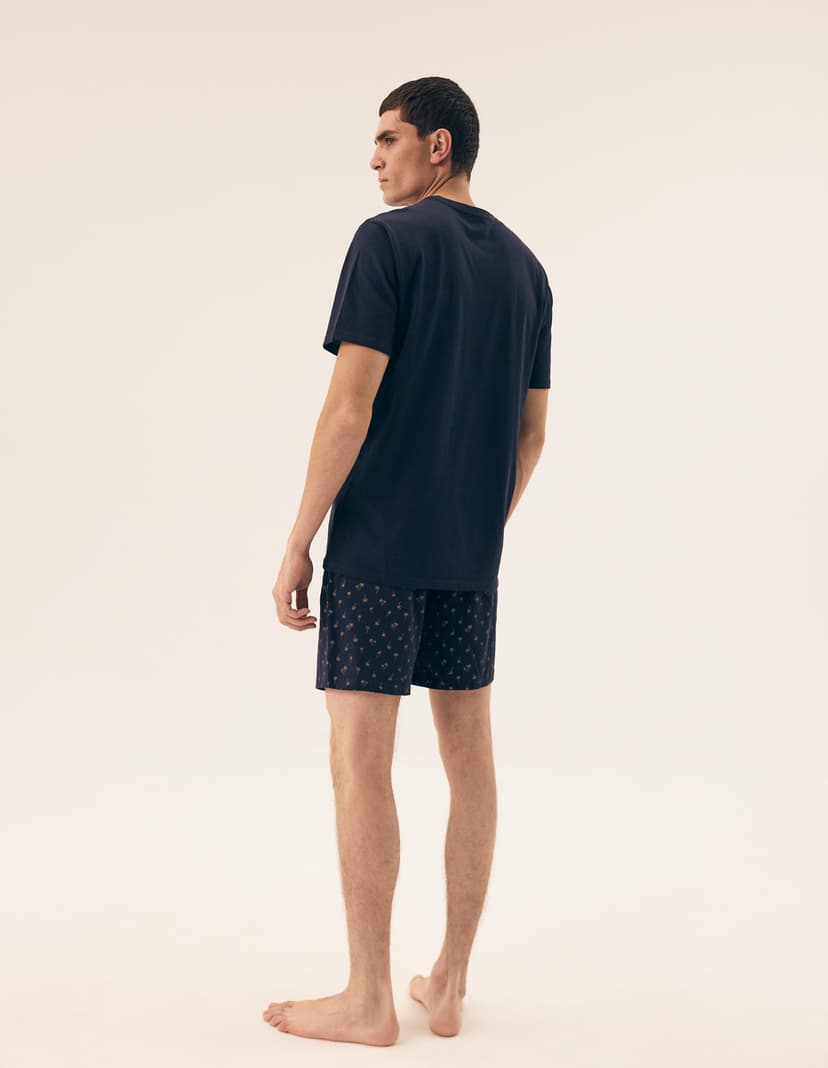 Pyjamas Shore Navy-Blau 5