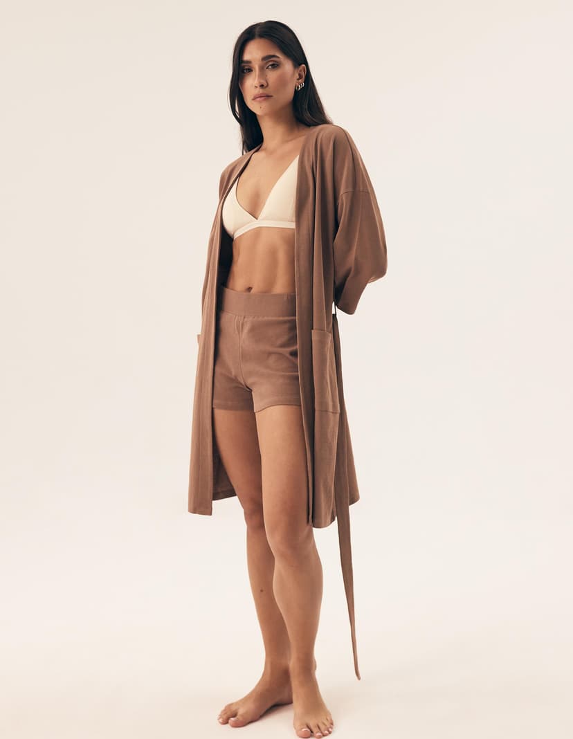 Szlafrok Nilsa brown 5