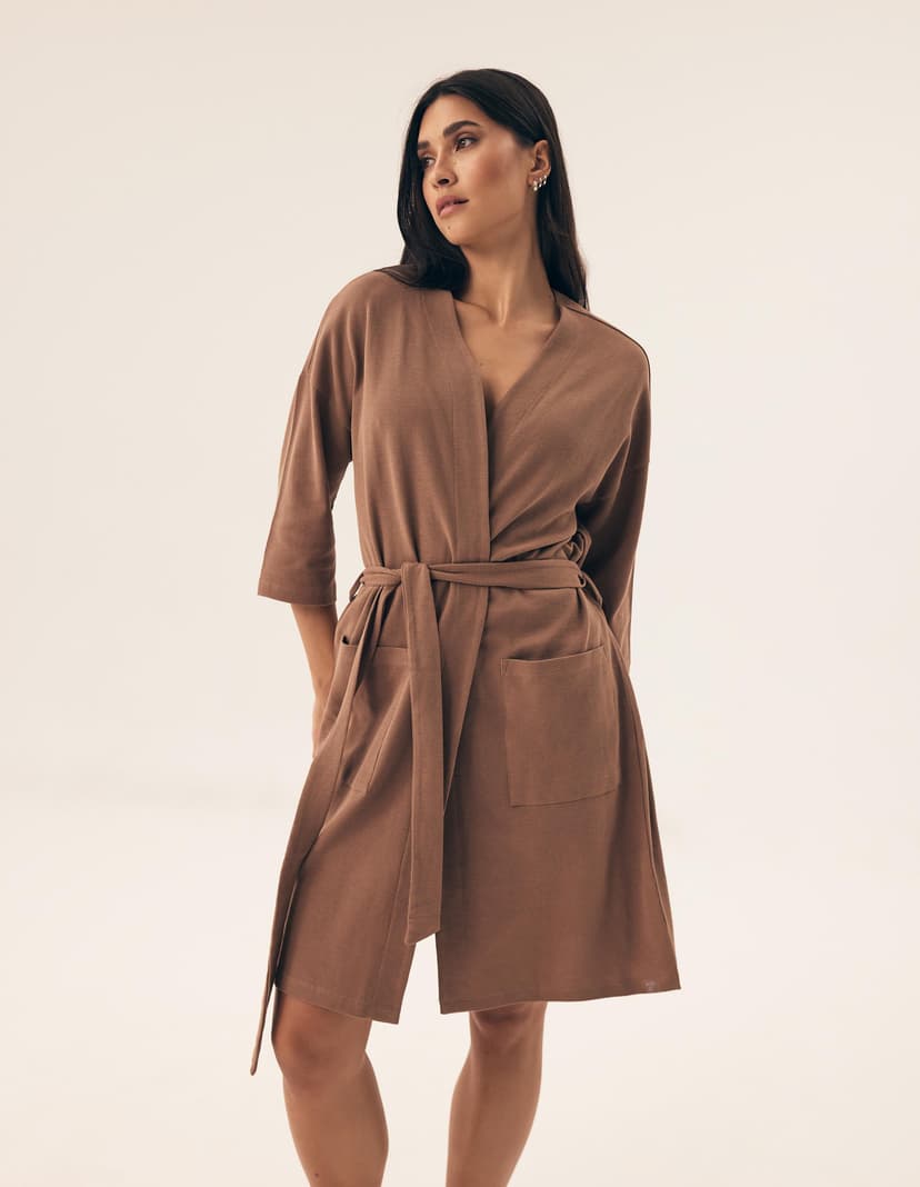 Szlafrok Nilsa brown 1