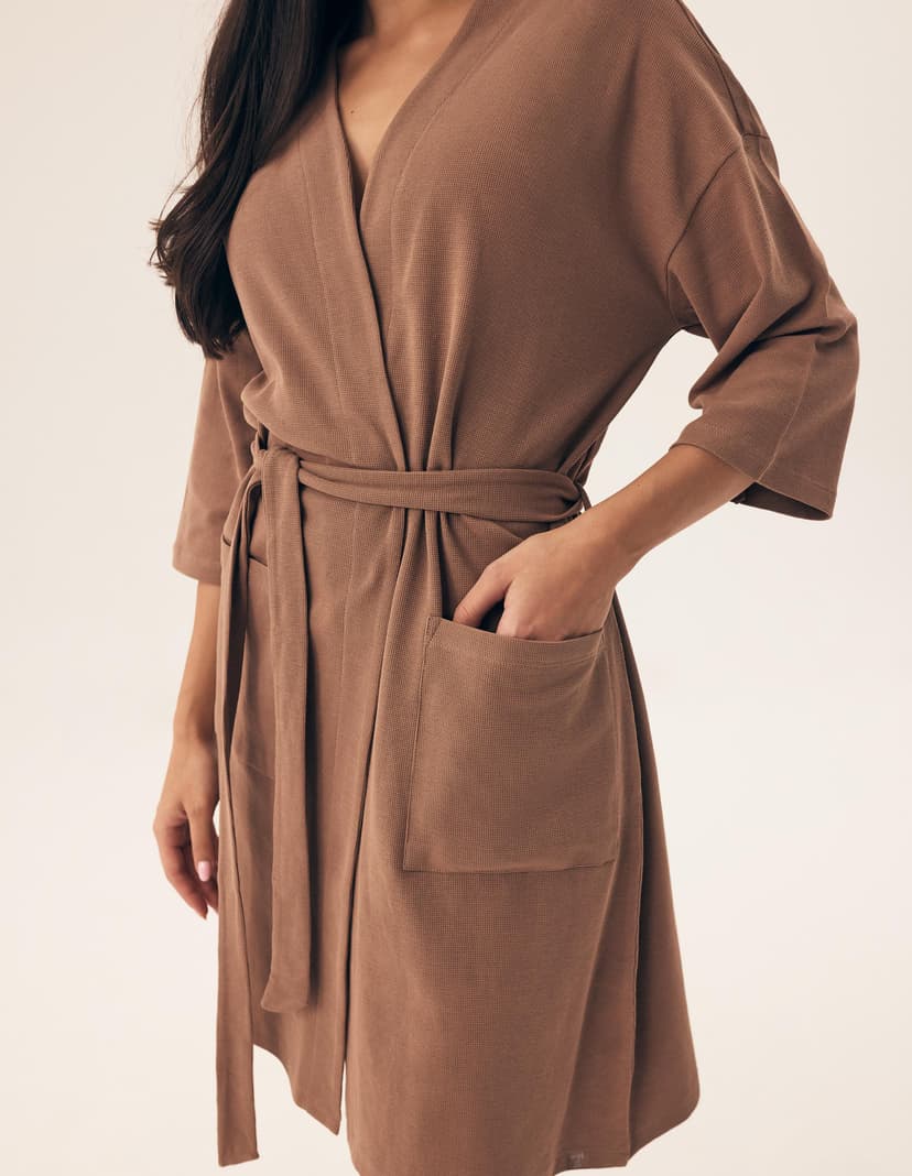 Szlafrok Nilsa brown 2