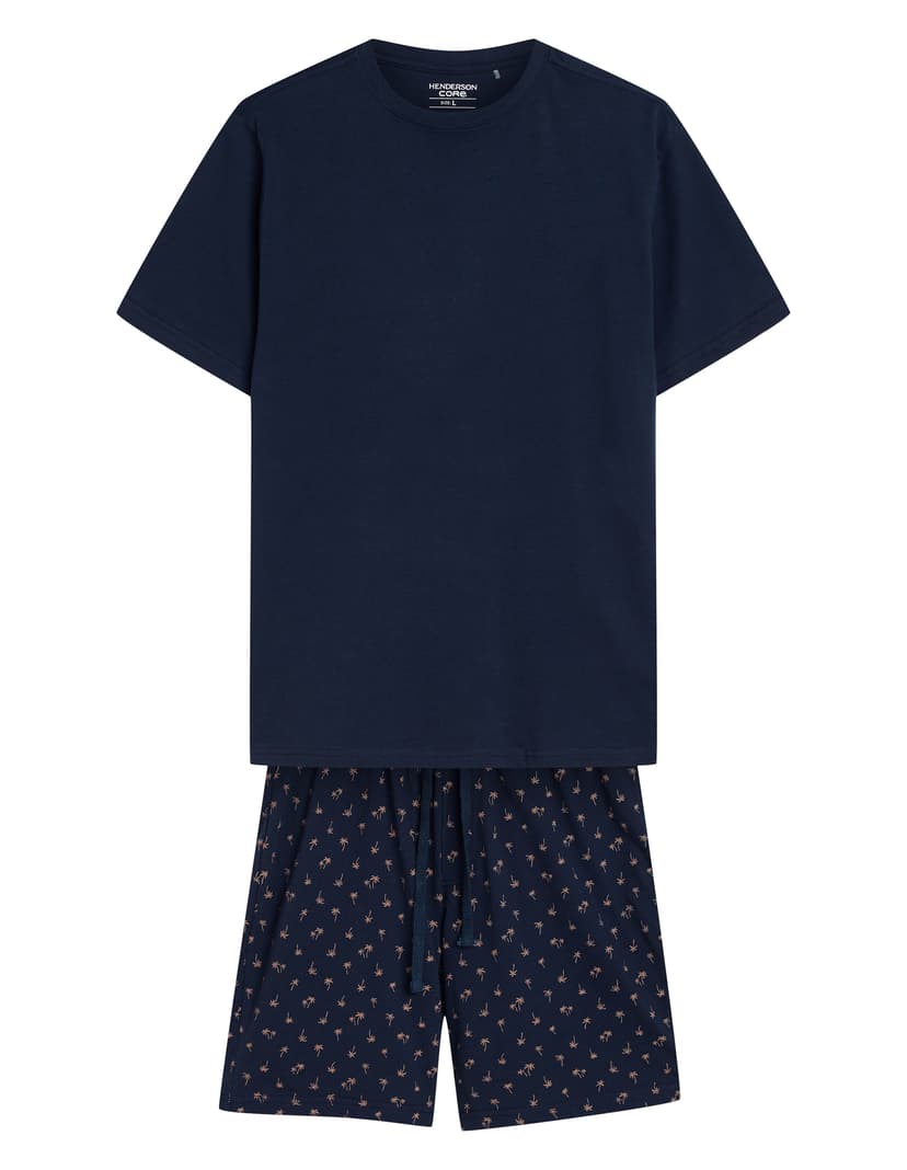 Pyjamas Shore Navy-Blau 6