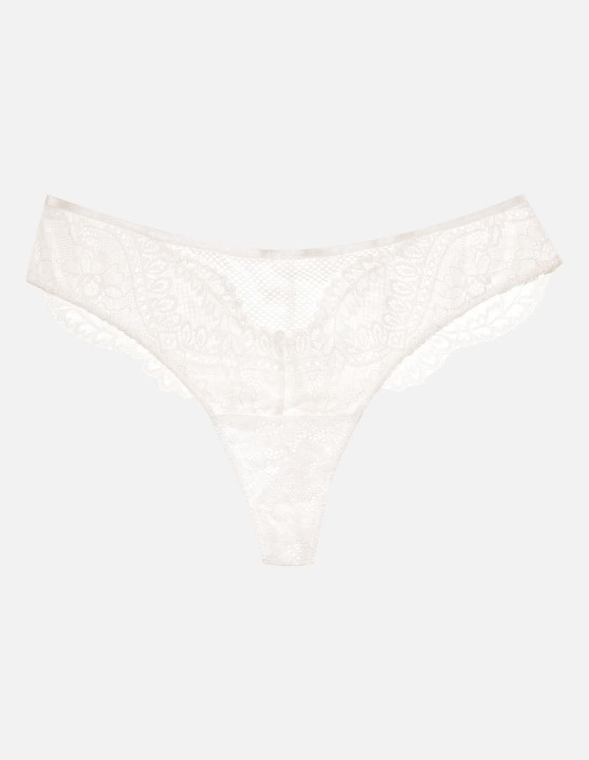 String Glamour Cremefarben 6