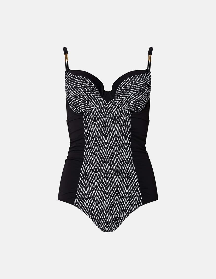 Badeanzug Strandkleid Voyage Schwarz 2