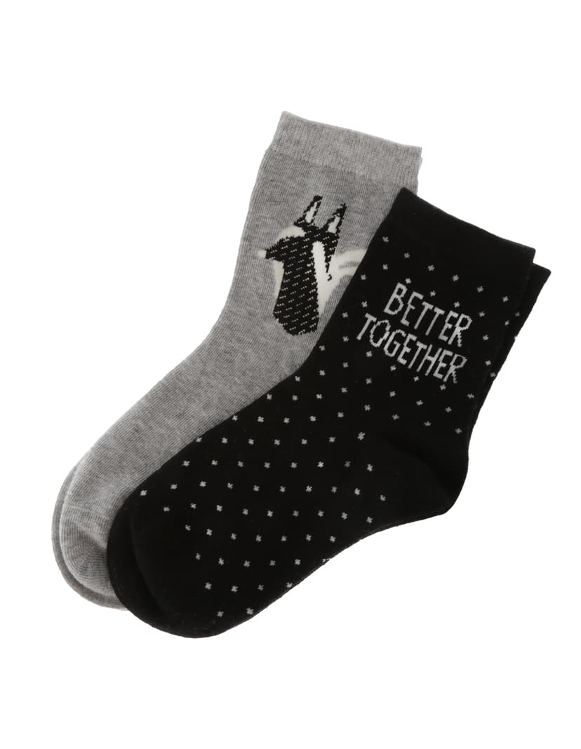 Socken (Doppelpack) Schwarz 1
