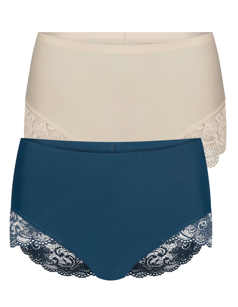 Höschen mit hoher Taille Pansy Navy-Blau 2