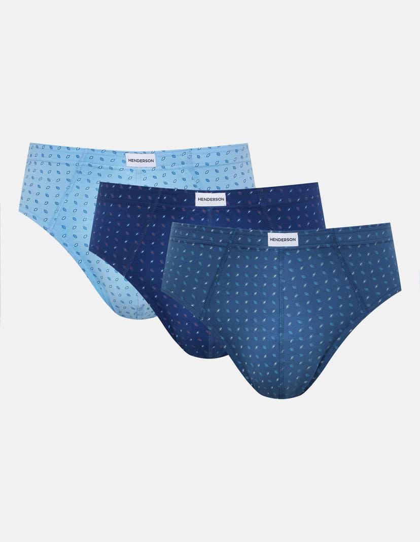 Slips Classic 3er-Pack Navy-Blau 1