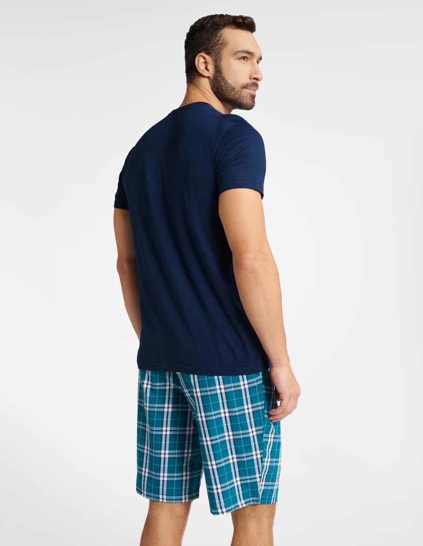 Pyjama Weston Navy-Blau 7