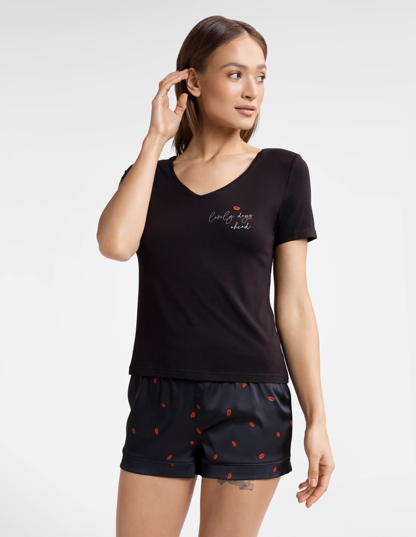 Pyjama Calina Schwarz 5