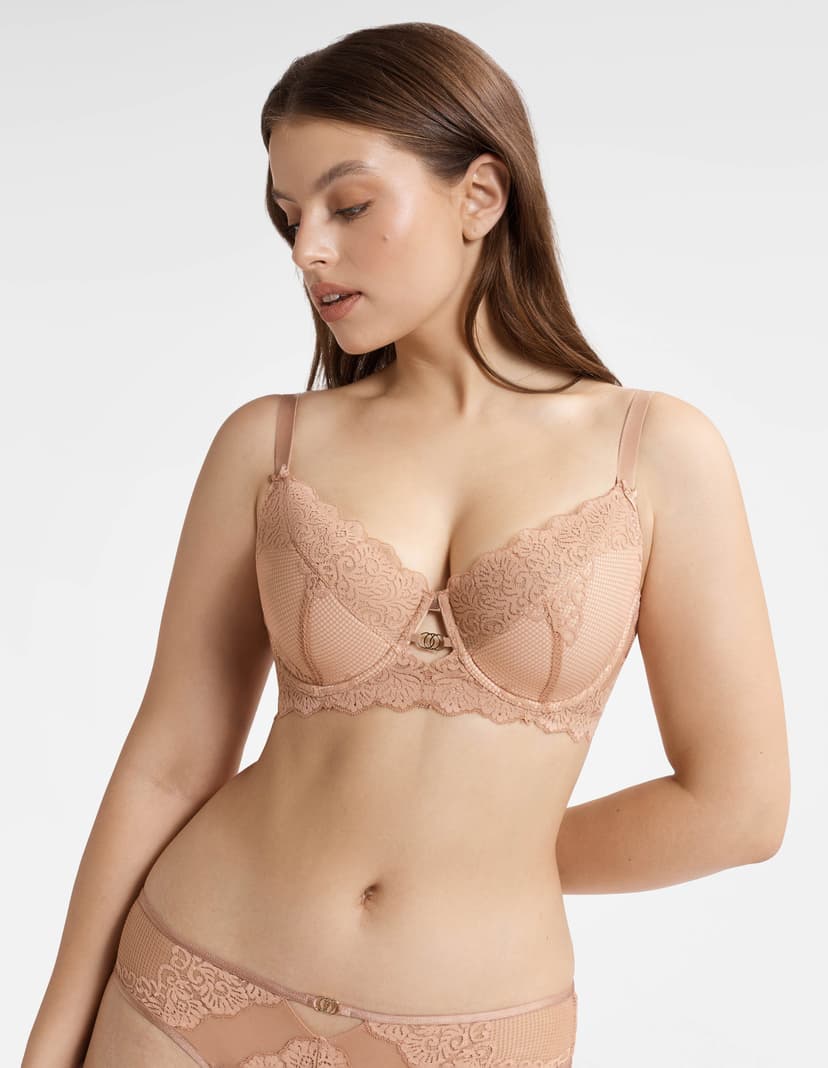 Semi-padded bra Darling brown 1