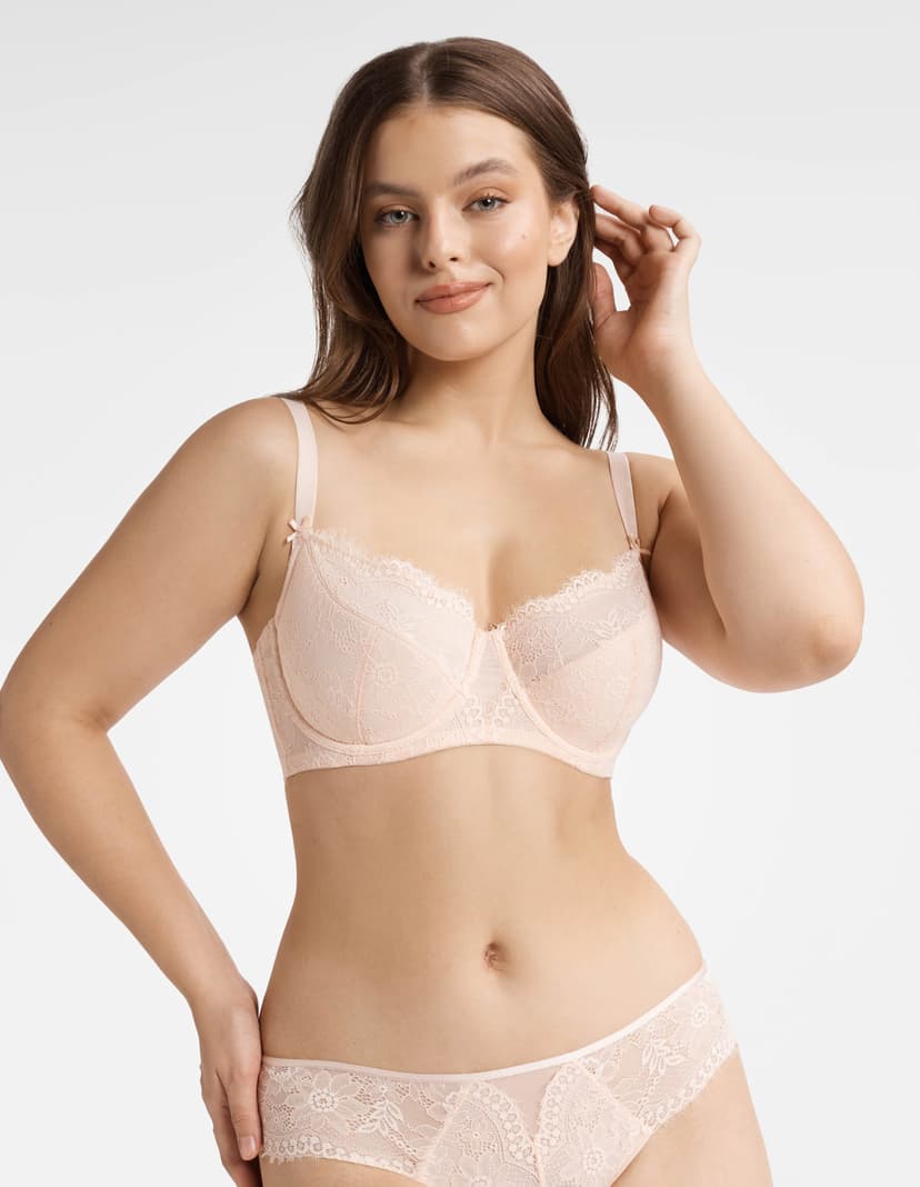 Semi-padded bra Kitty pink 1