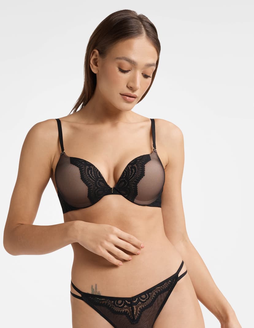 Push-up BH Kendra Schwarz 1