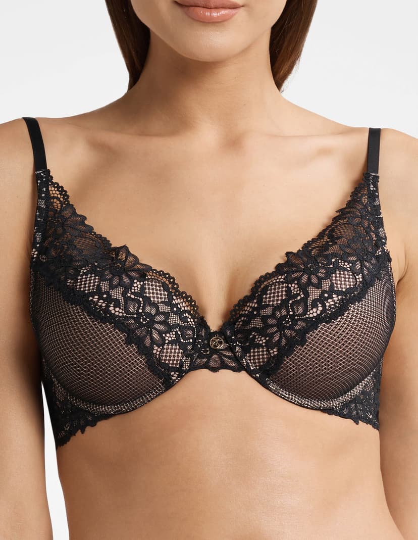 Push-up BH Tiffie Schwarz-und-gold 3