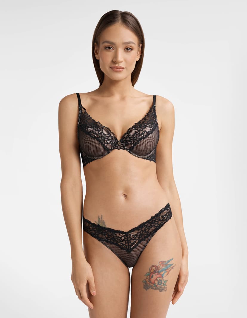 Push-up BH Tiffie Schwarz-und-gold 5