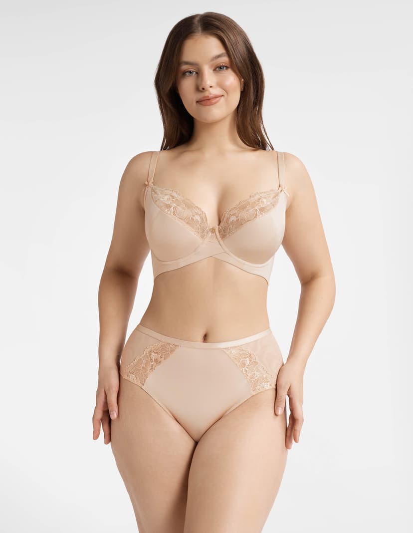 HIGH-WAISTED PANTIES Bethany Beige 5