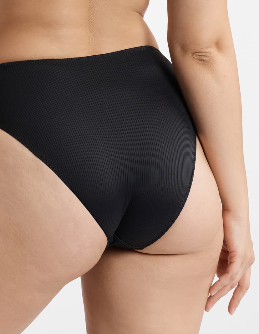 Höschen mit hoher Taile Delice Schwarz 4