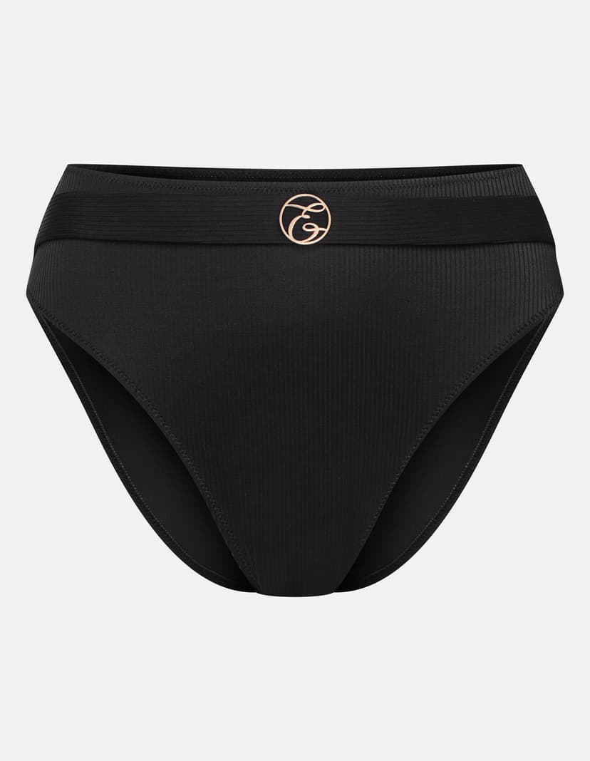 Höschen mit hoher Taile Delice Schwarz 6