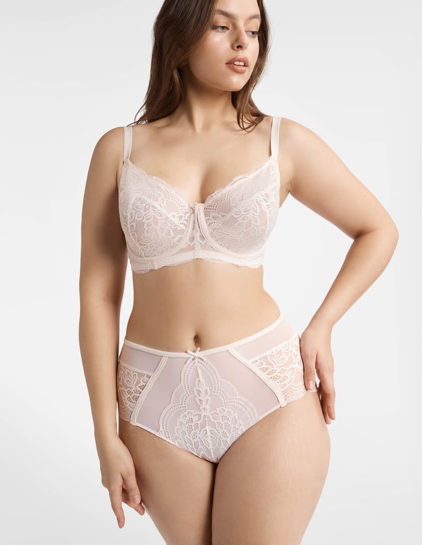 HIGH-WAISTED BRIEFS Kandy pink 1