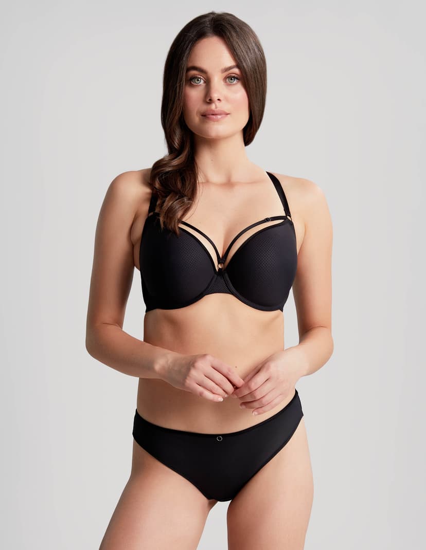 Biustonosz plunge elan luxe Panache czarny 3