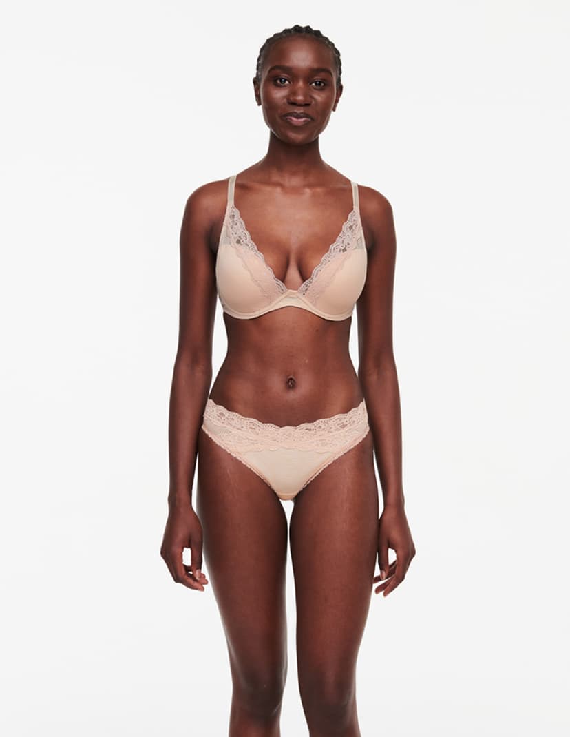 Biustonosz plunge brooklyn Passionata beżowy 3