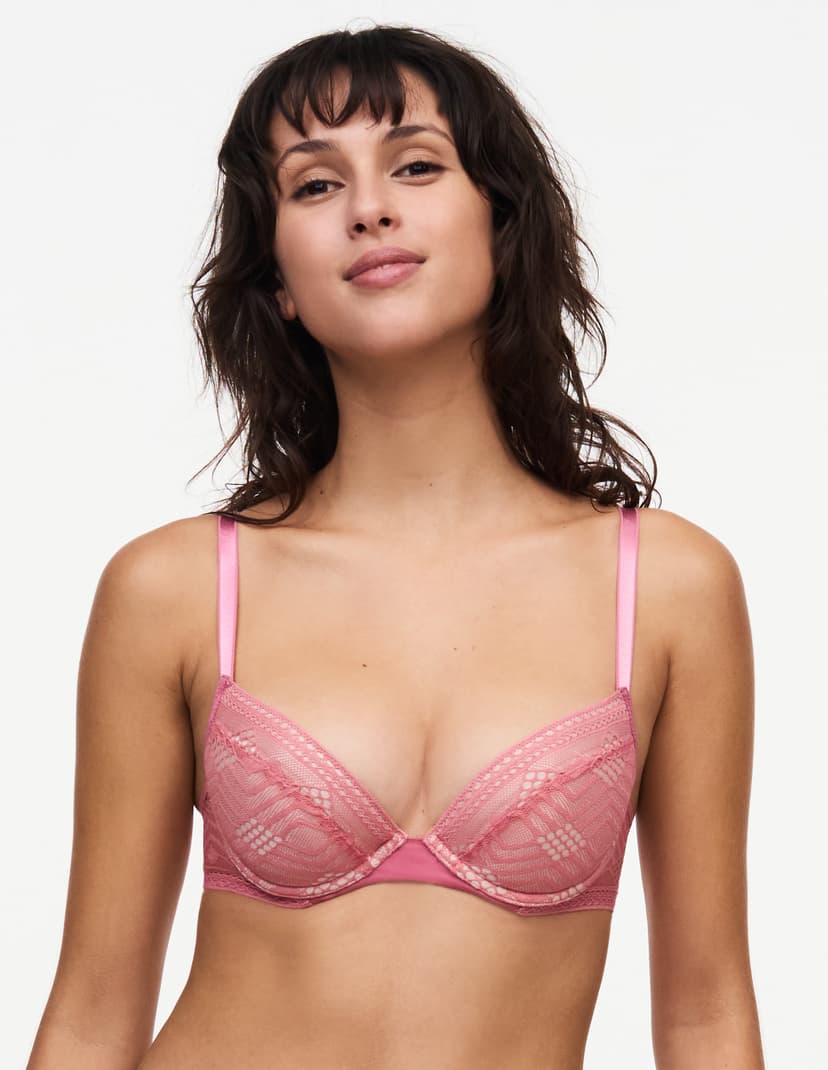 Biustonosz push-up Ondine Passionata różowy 1