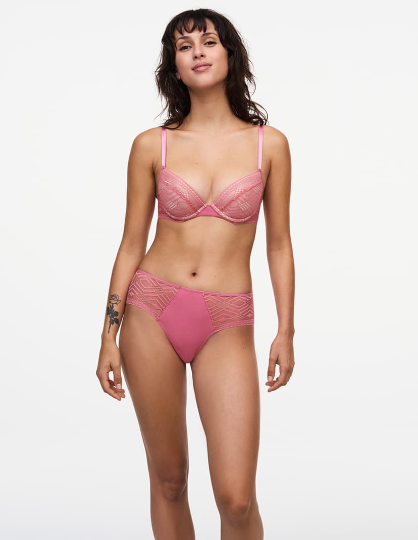 Biustonosz push-up Ondine Passionata różowy 3