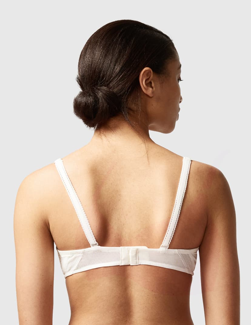 Biustonosz plunge true lace Chantelle kremowy 2