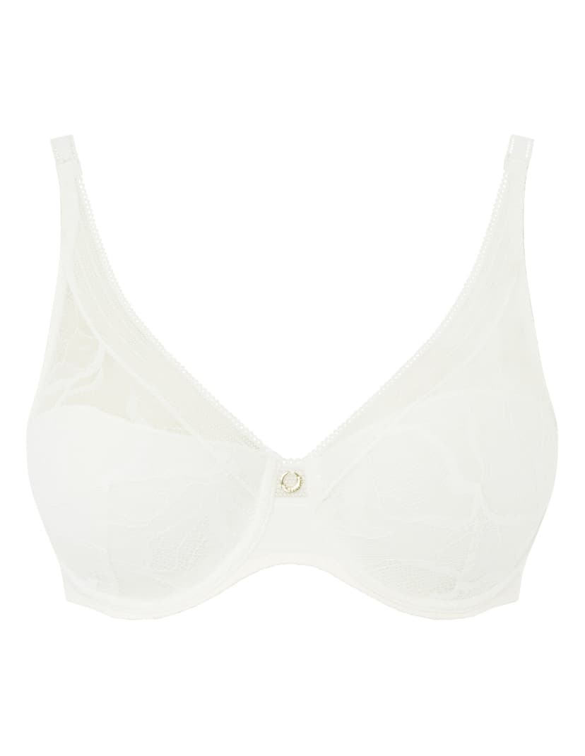 Biustonosz plunge true lace Chantelle kremowy 5