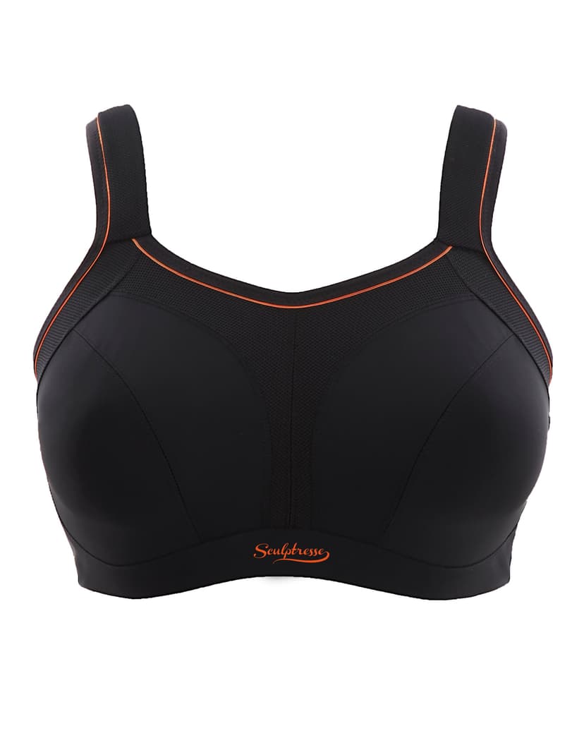 Biustonosz sportowy sport nieusztywniany Panache czarny 5