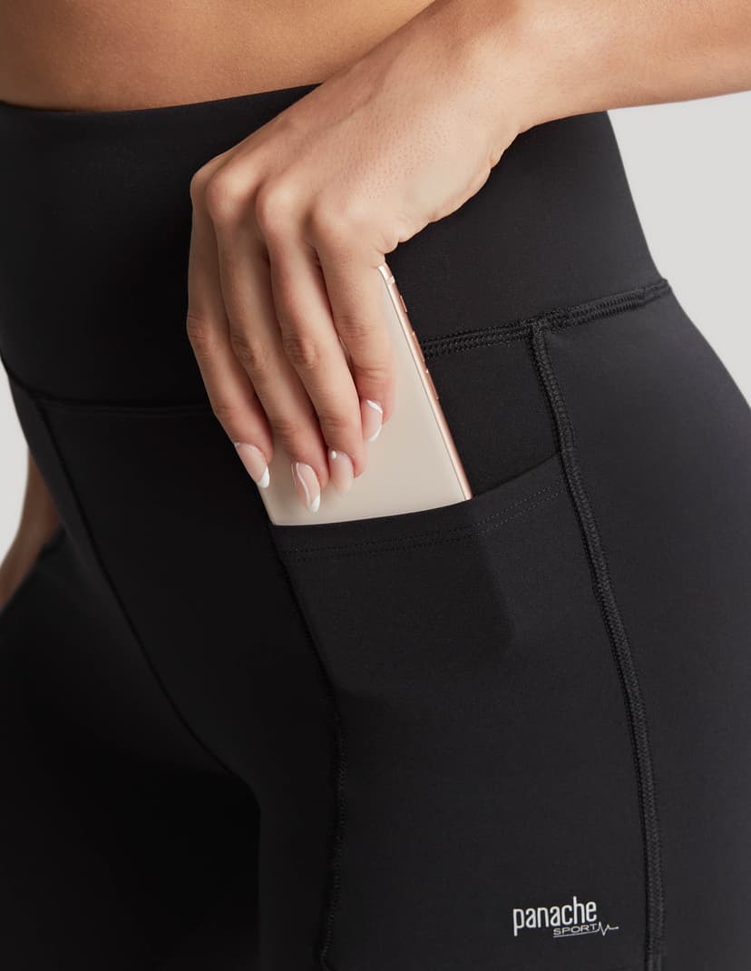 Legginsy sportowe Panache czarny 5