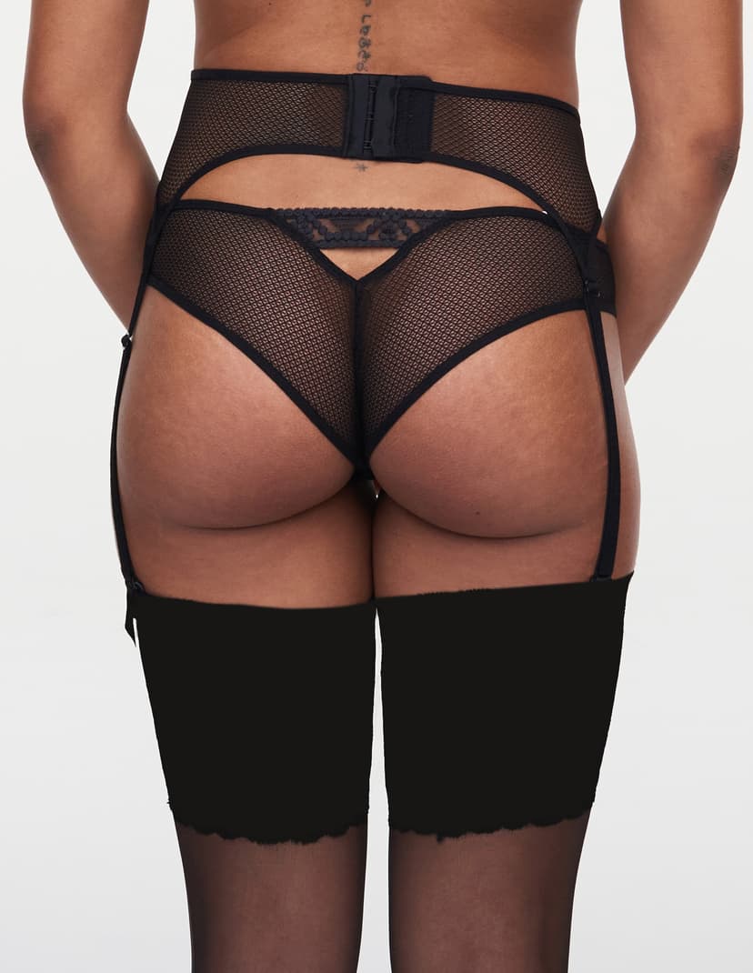 Pas do pończoch olivia Black 4
