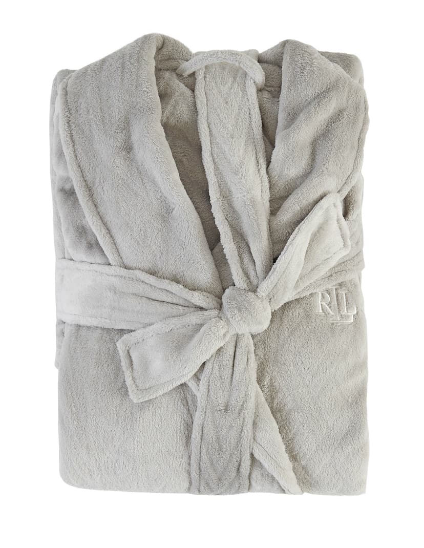 Szlafrok recykled Ralph Lauren szary 4