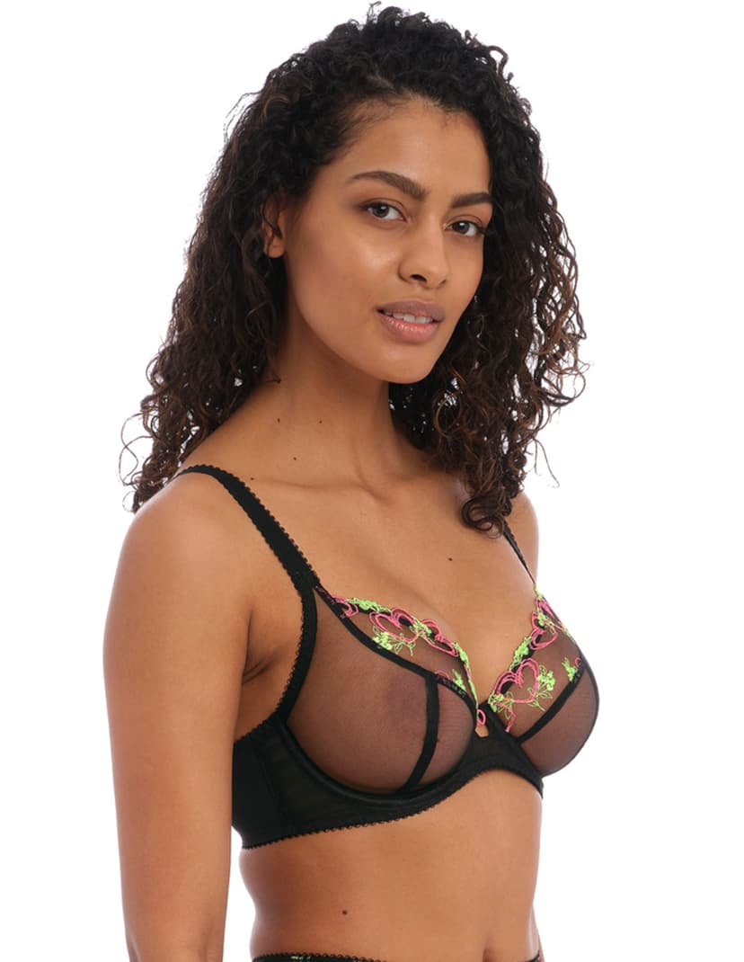 Biustonosz miękki loveland plunge Freya Black 3