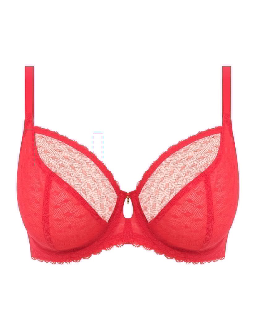 Biustonosz miękki signature plunge Freya czerwony 3